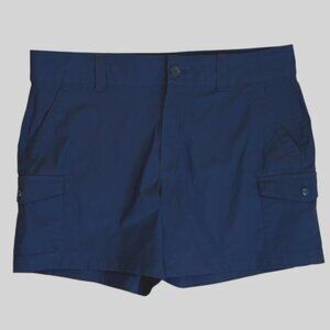 Eddie Bauer Women's 12 Navy Blue Stretch Camping Hiking Walking Outdoor Short